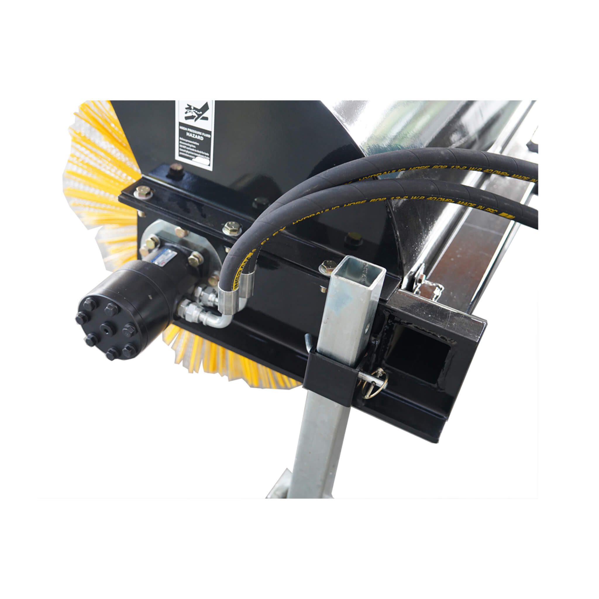 72-Inch Heavy-Duty Skid Steer Hydraulic Rotary Angle Broom Sweeper (SAK97846) – SAKSBY WHOLESALE, view 7
