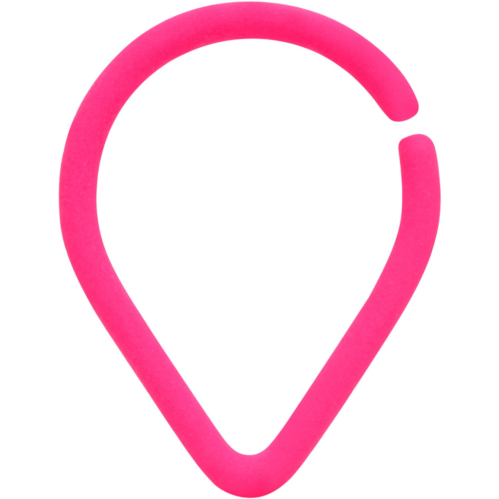 BodyCandy 18G 3/8 Pink Matte Teardrop Cartilage Closure Ring — main product shot