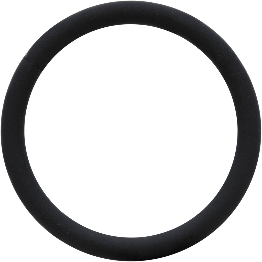 BodyCandy 18G 3/8 Black Matte Cartilage Hinged Segment Ring — main product shot