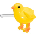 BodyCandy 20G 1/4 Yellow Easter Chick Nose Bone — main product shot