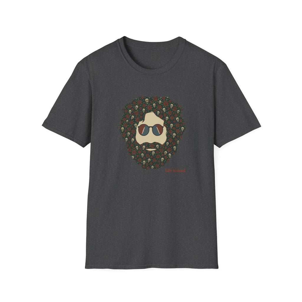Skull & Roses Jerry Life is Dead T-Shirt