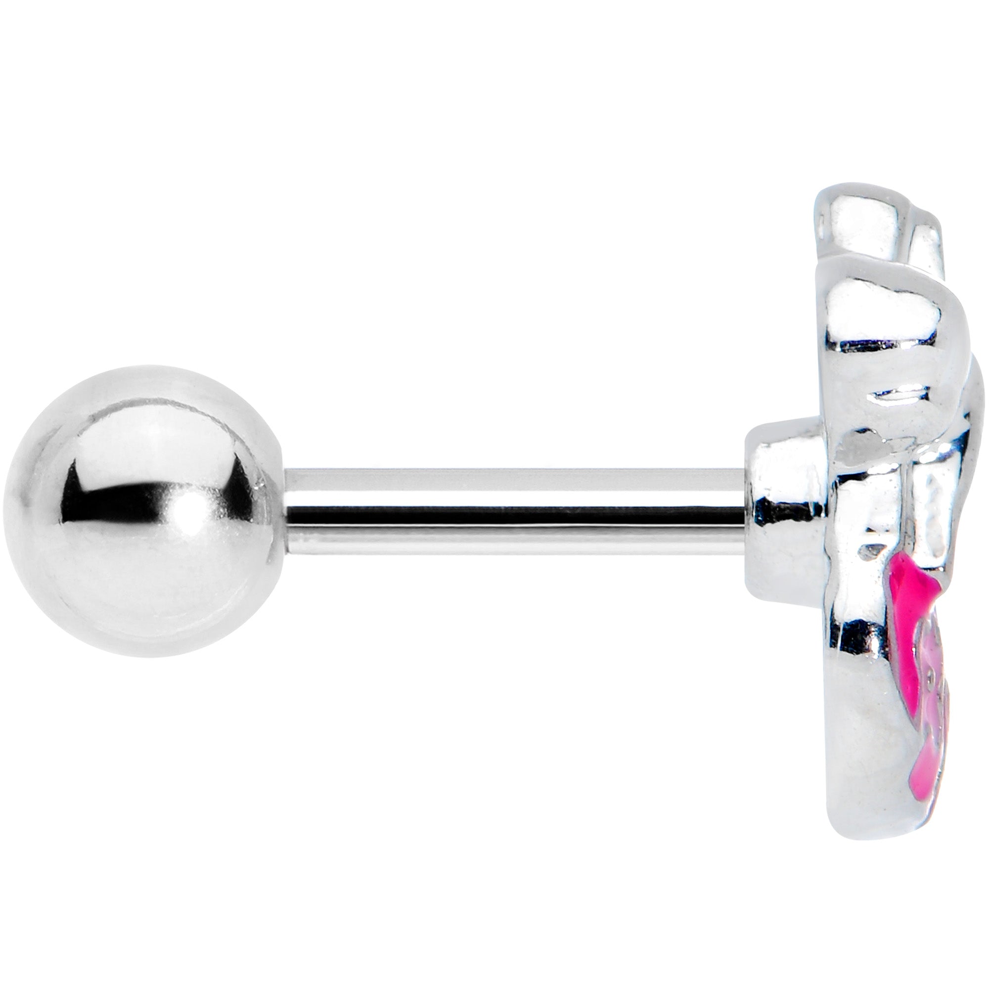 BodyCandy 16G 1/4 Pink Gem Easter Egg Easter Bunny Cartilage Tragus Earring — lifestyle context