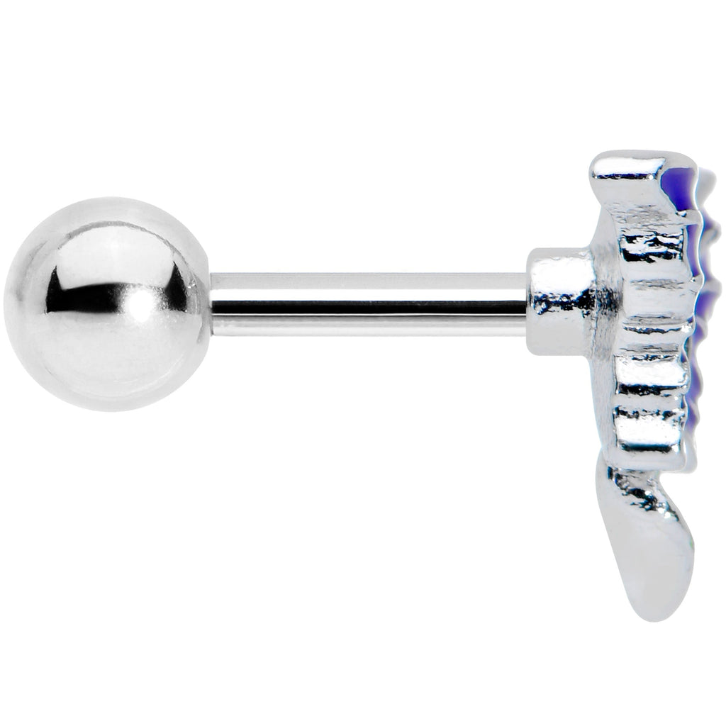 BodyCandy 16G 1/4 Beautiful Blue Butterfly Cartilage Tragus Earring — lifestyle context