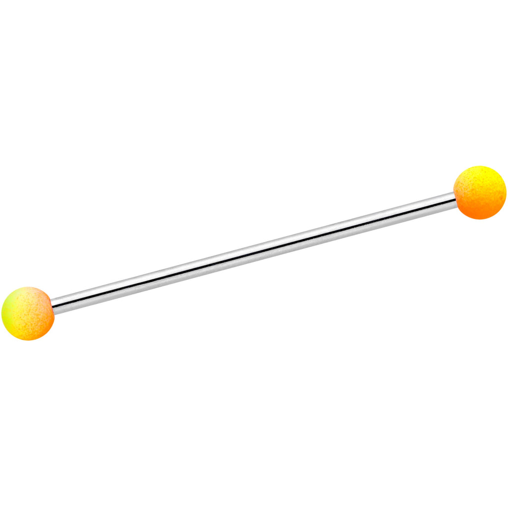 BodyCandy 14G Pink Brown Ombre Soft Finish Industrial Barbell 38mm Set of 4 — lifestyle context