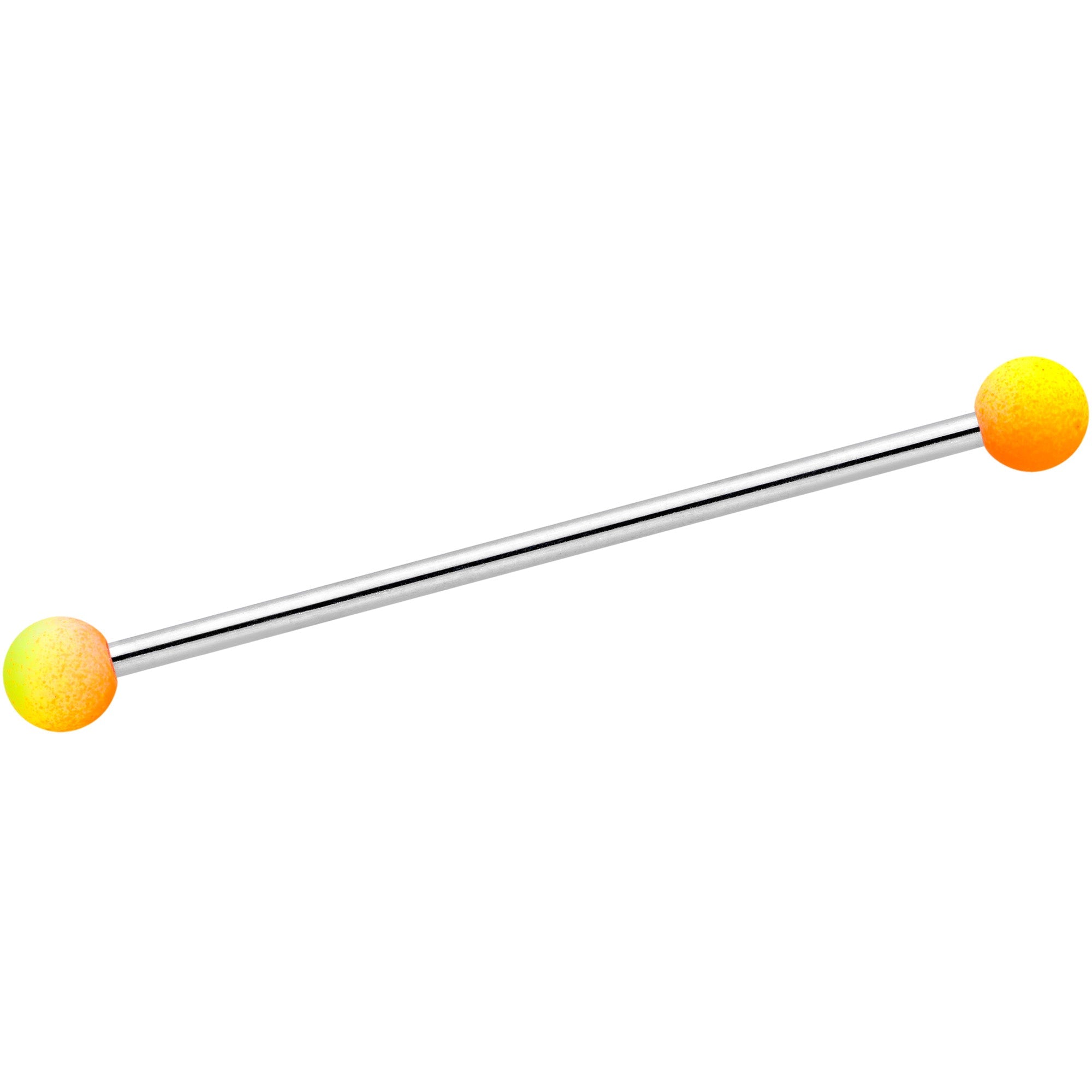 BodyCandy 14G Pink Brown Ombre Soft Finish Industrial Barbell 38mm Set of 4 — lifestyle context