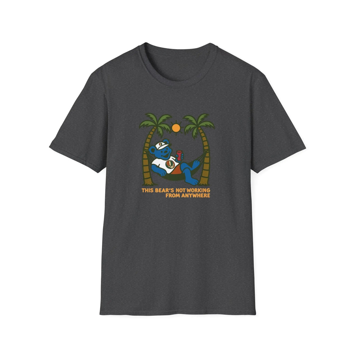 The Bear's Not Working From Anywhere - Life is Dead T-Shirt