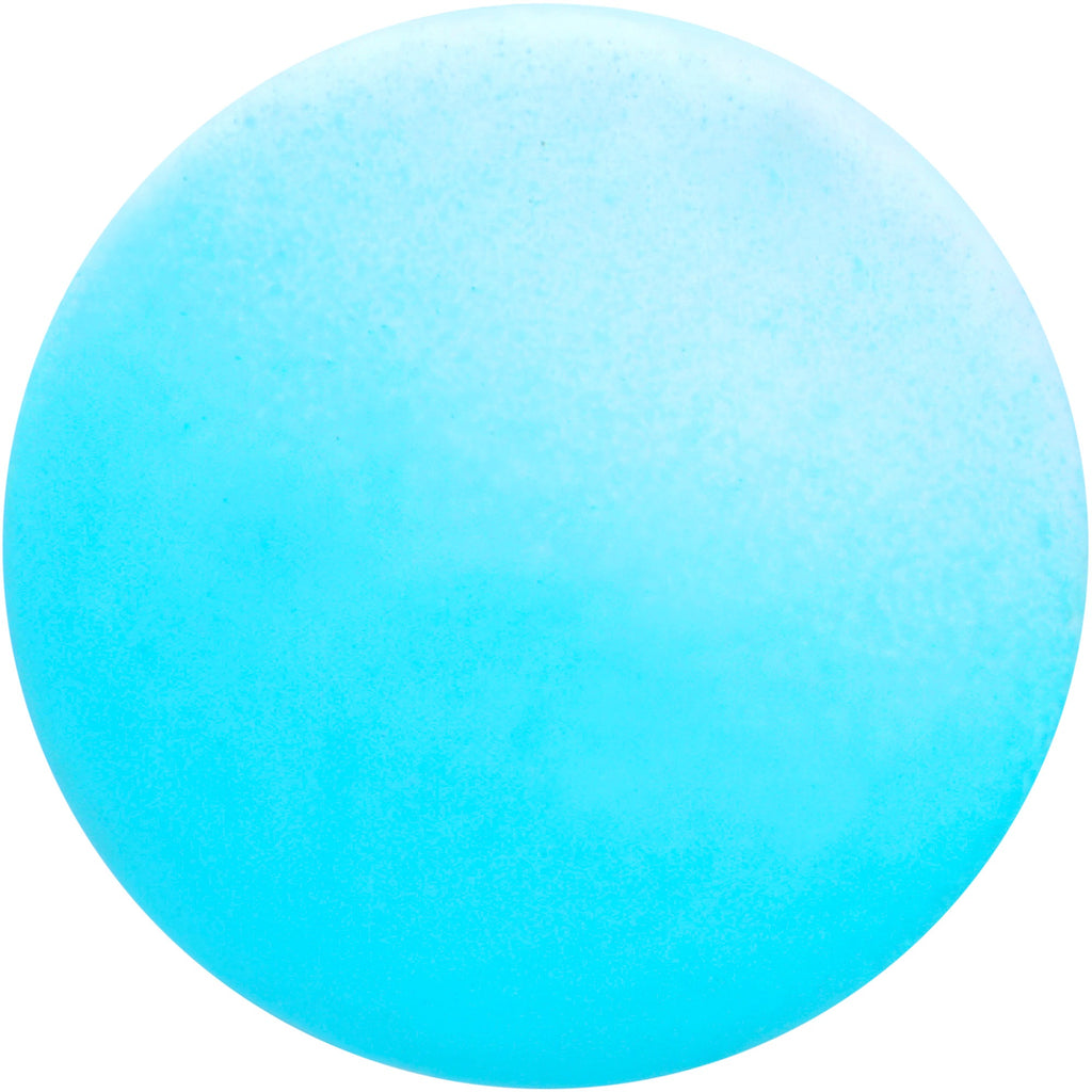 BodyCandy Blue White Ombre Matte Acrylic Single Flare Plug Set — lifestyle context