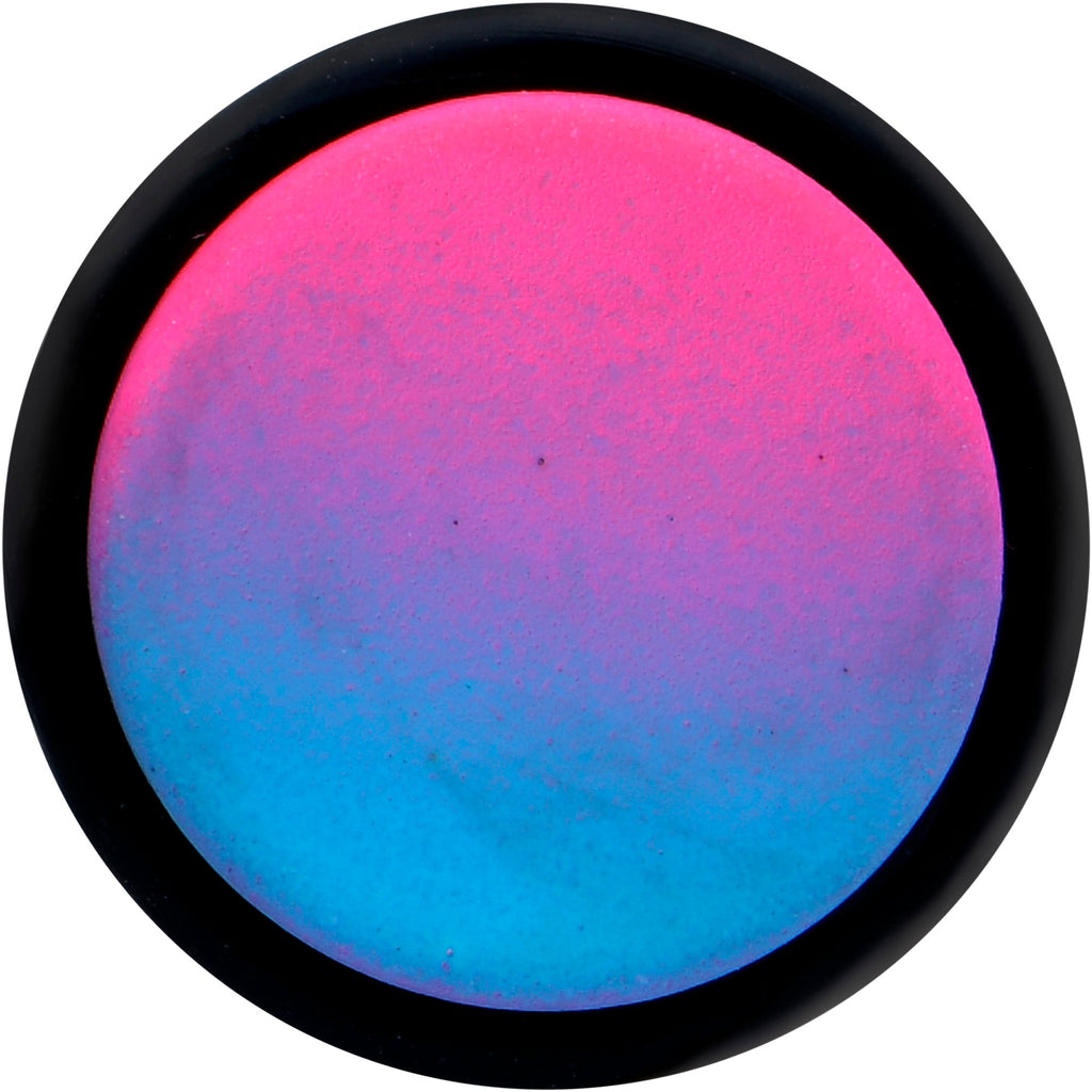 BodyCandy 16G Pink Blue Ombre Matte Cheater Plug Set — lifestyle context