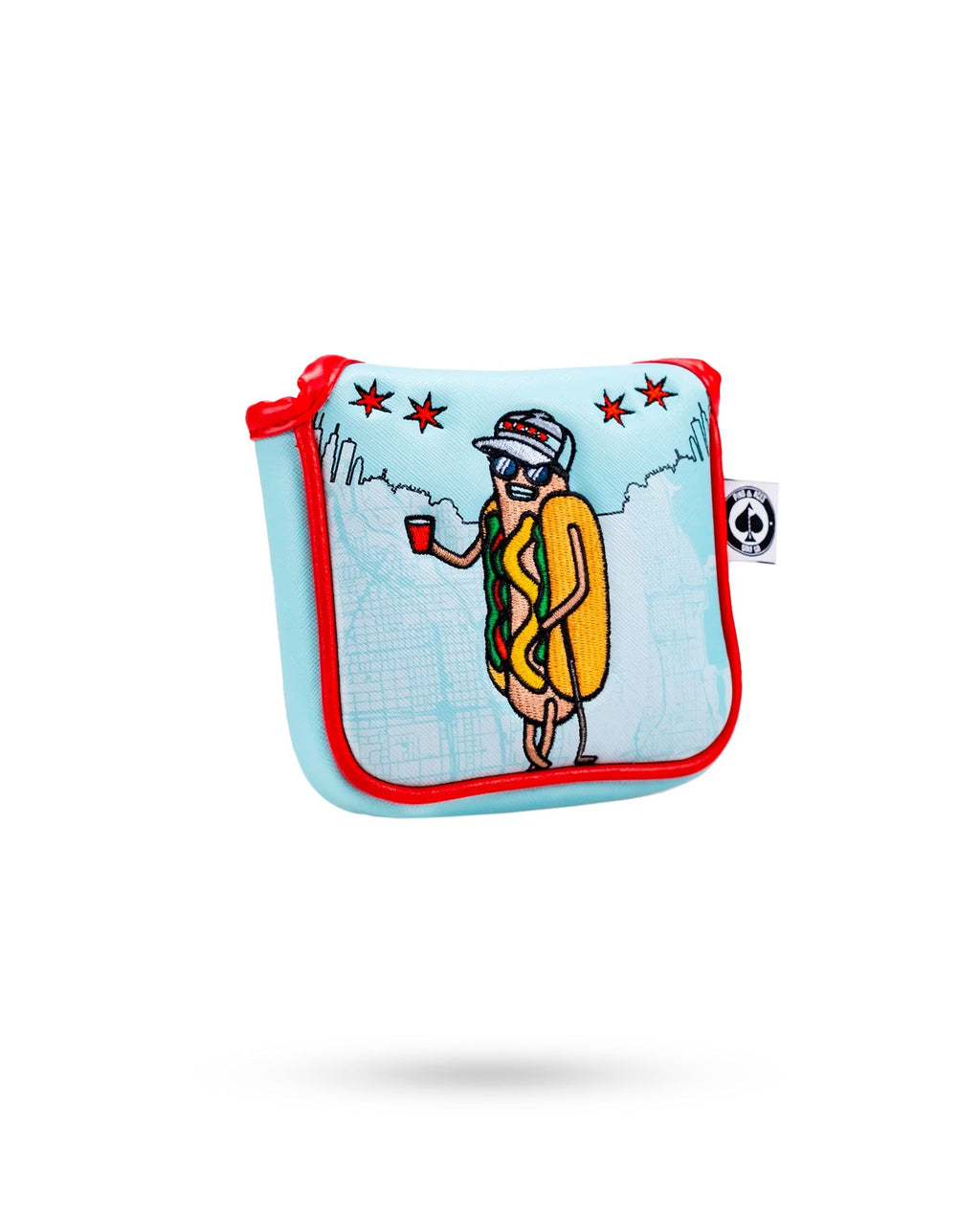 Chicago Dog - Mallet Putter Cover – Pins and Aces, view 2