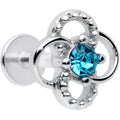 BodyCandy 16G 1/4 Blue Gem Celtic Knot Cartilage Labret Monroe Tragus — main product shot