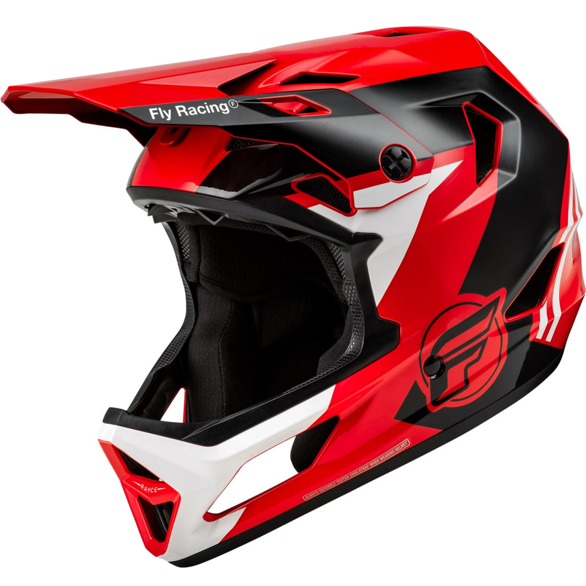 Fly Racing Rayce (2024) Full Face Helmet - Red/Black/White by Skates USA