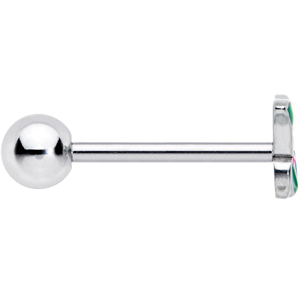BodyCandy Brilliant Butterfly Barbell Tongue Ring — lifestyle context