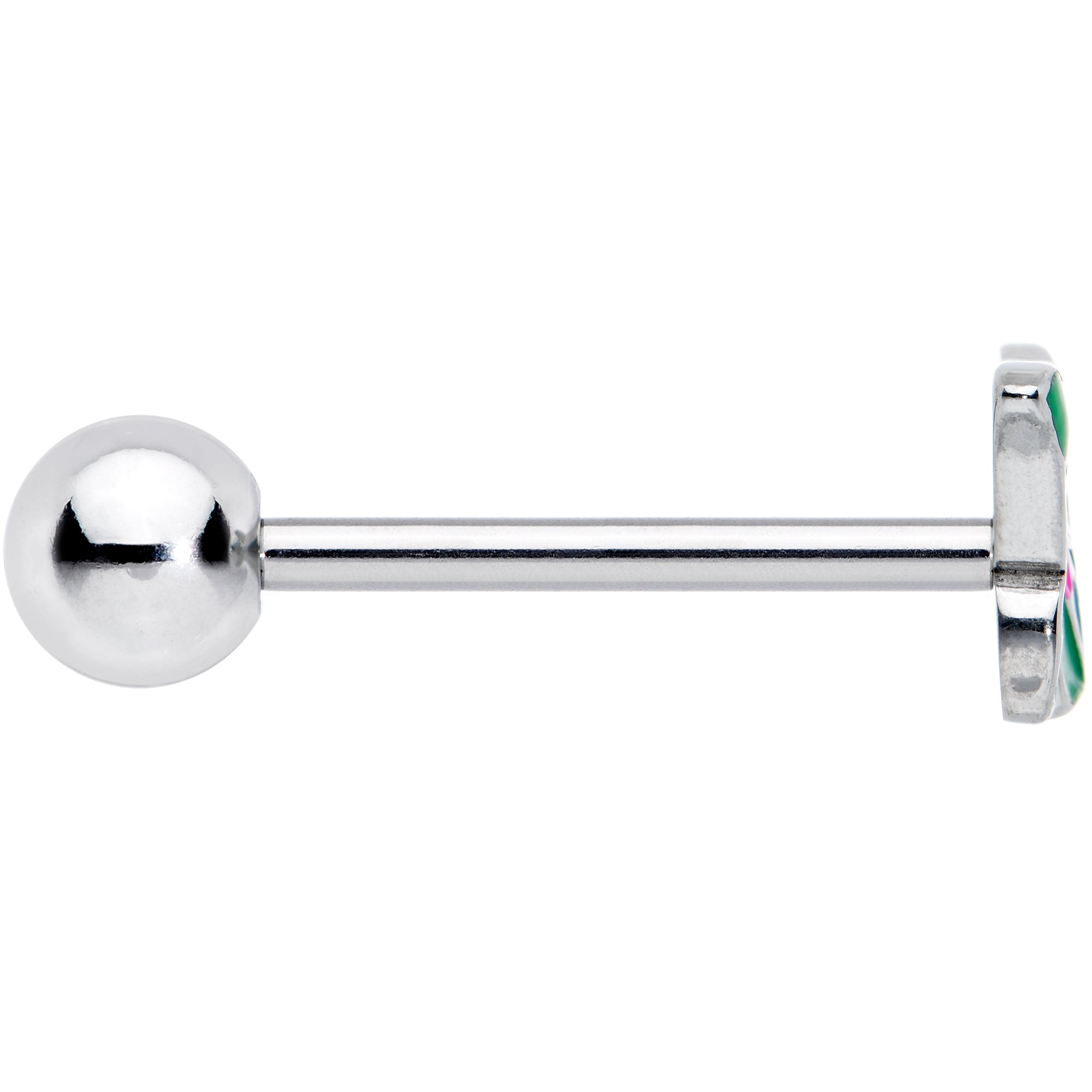 BodyCandy Brilliant Butterfly Barbell Tongue Ring — lifestyle context
