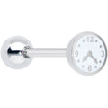 BodyCandy Cute Little Clock Barbell Tongue Ring — main product shot
