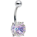 BodyCandy Pink Gem Simply Elegant Style Belly Ring — main product shot