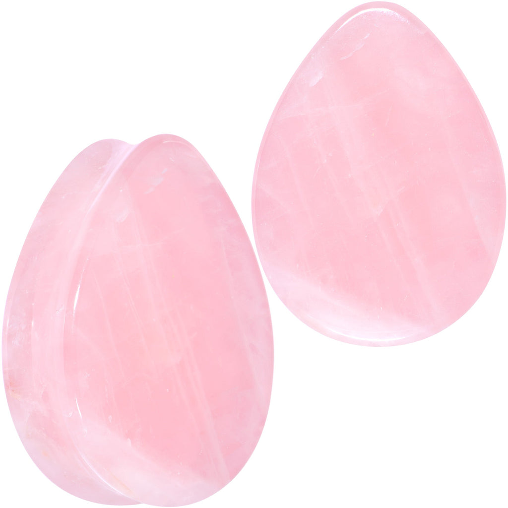 BodyCandy Pink Rose Quartz Drop Saddle Plug Set — comparison shot