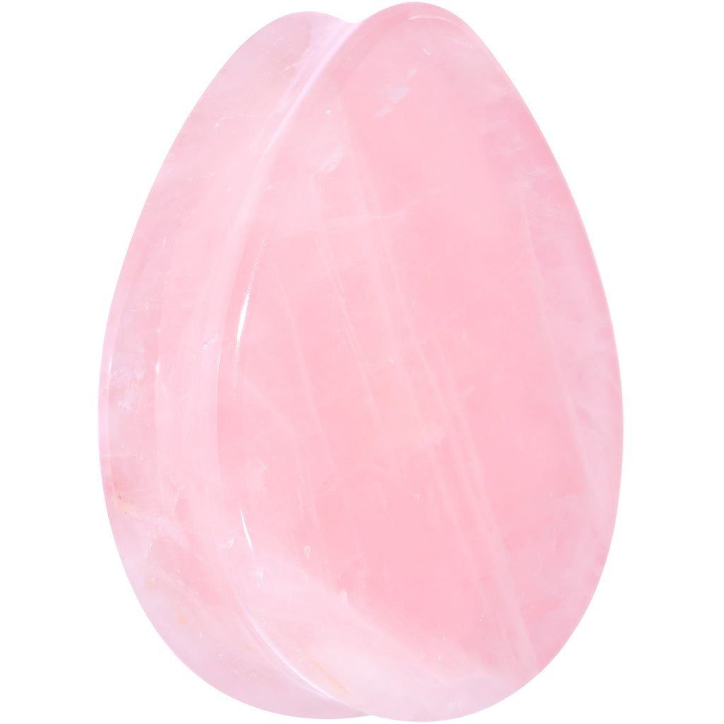 BodyCandy Pink Rose Quartz Drop Saddle Plug Set — detail close-up