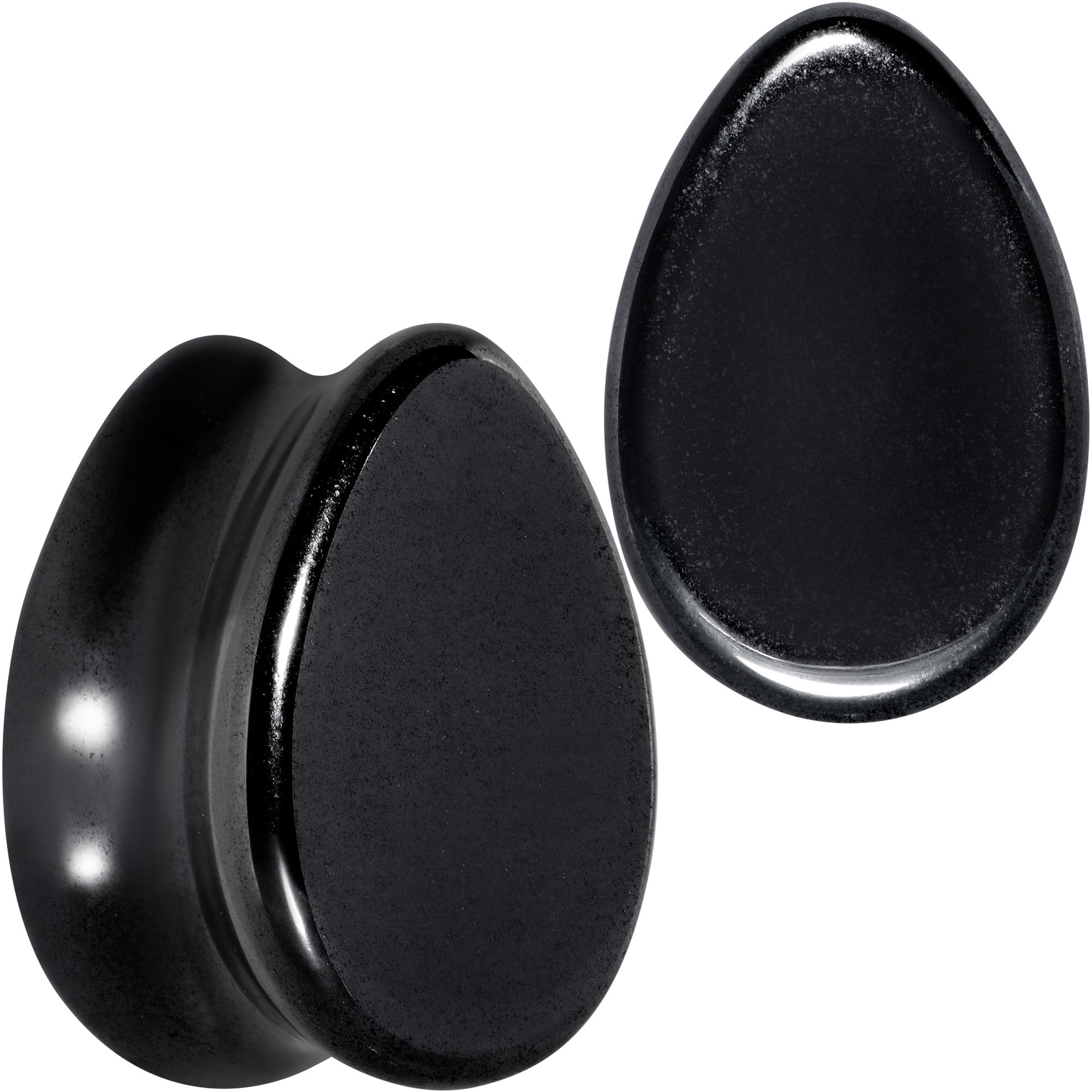 BodyCandy Black Hematite Stone Drop Saddle Plug Set — packaging