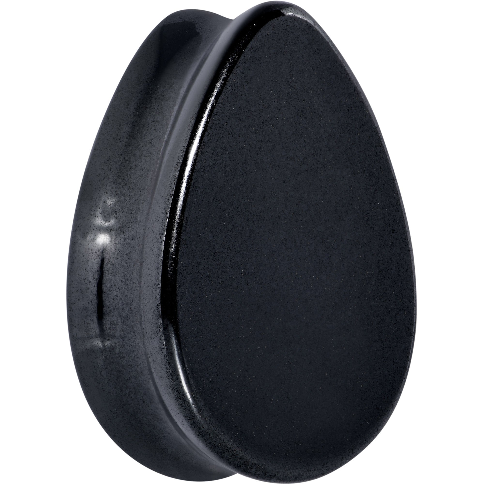 BodyCandy Black Hematite Stone Drop Saddle Plug Set — lifestyle context