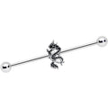 BodyCandy 14G Regal Medieval Dragon Industrial Barbell 38mm — main product shot