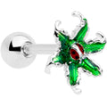 BodyCandy 16G 1/4 Tiny Ladybug Leaves Cartilage Tragus Earring — main product shot