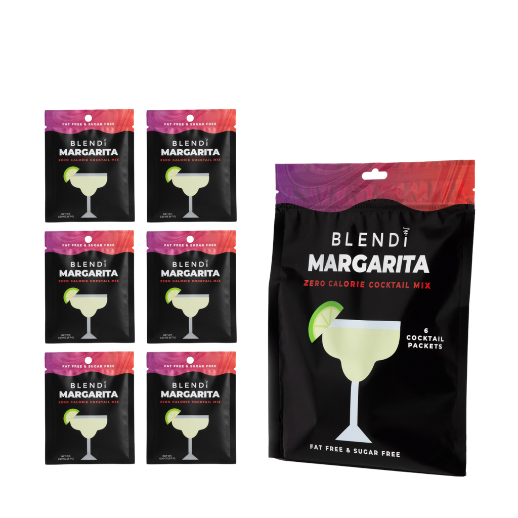Skinny Mocktail Mixers – Guilt-Free Flavor, Zero Cal- 1 Pack (6 Count) – BLENDi