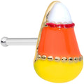 BodyCandy 20G 1/4 Candy Corn Halloween Nose Bone — main product shot