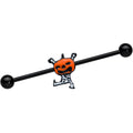 BodyCandy 14G Dancing Skeleton Pumpkin Halloween Industrial Barbell 38mm — main product shot