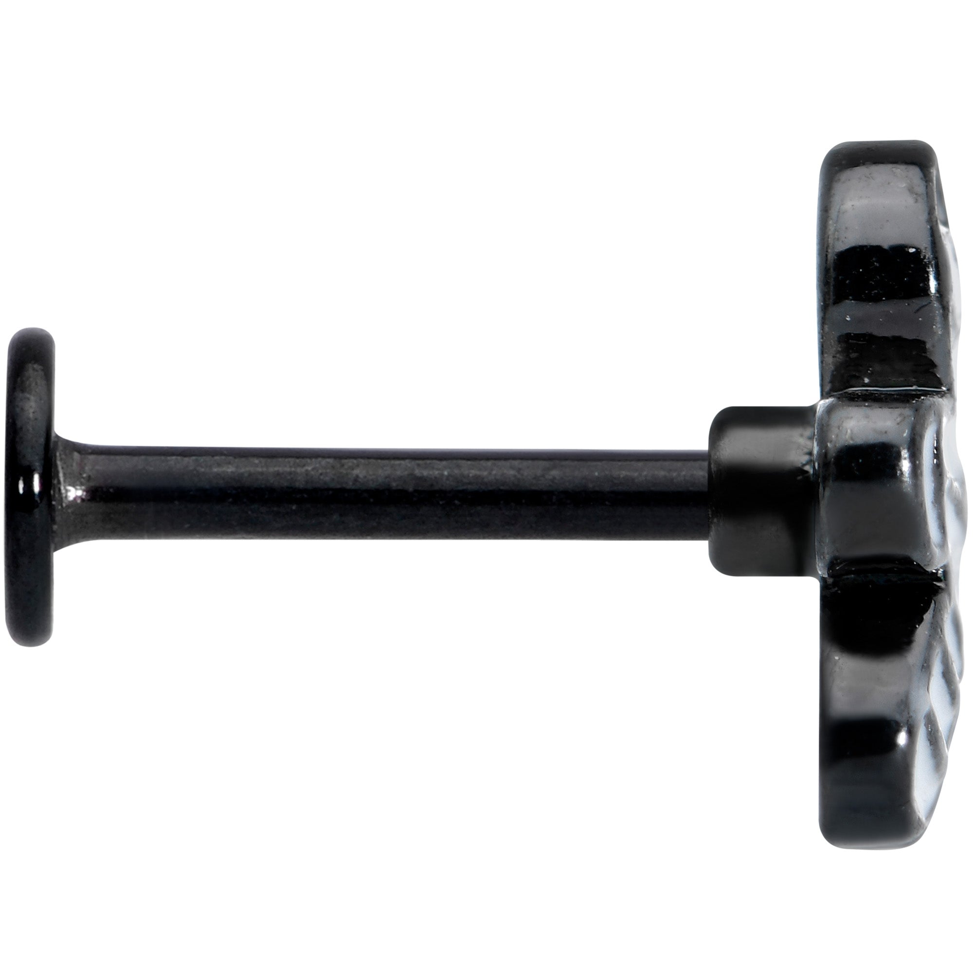 BodyCandy 16G 5/16 Black Red Eye Mummy Halloween Labret Monroe Tragus — lifestyle context