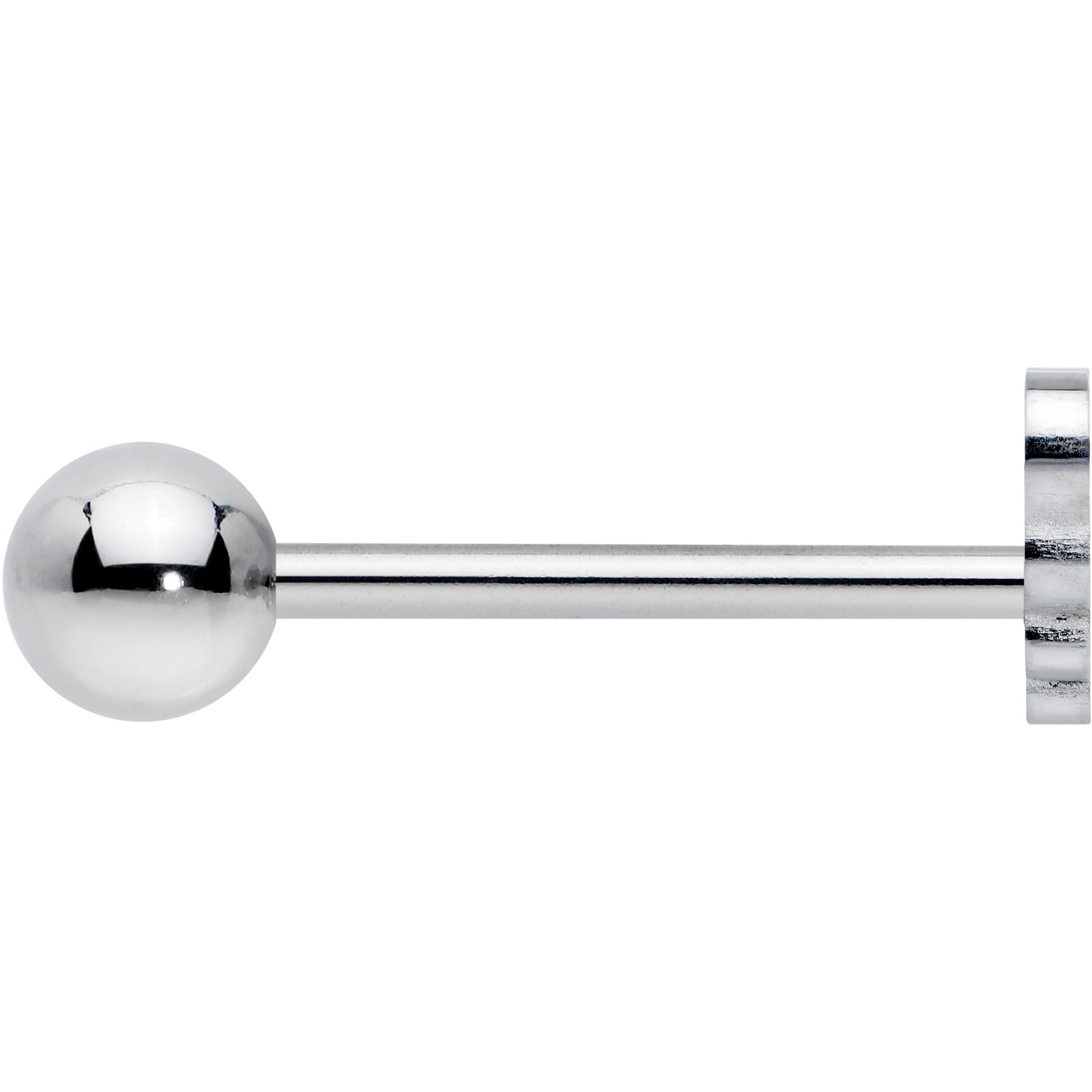 BodyCandy Pride Rainbow Stripes Butterfly Barbell Tongue Ring — lifestyle context