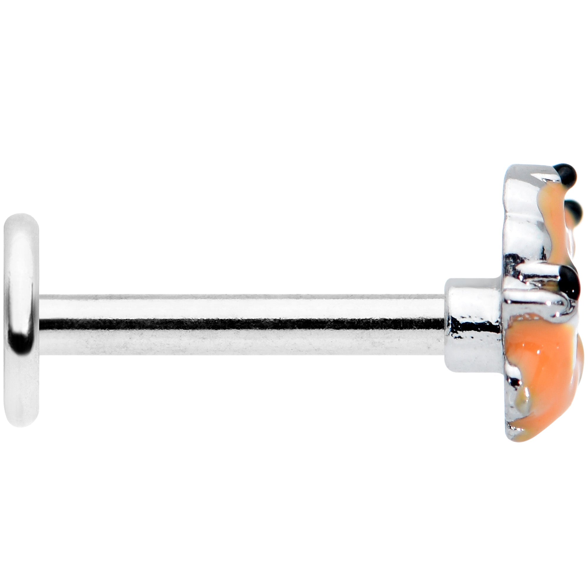 BodyCandy 16G 5/16 Cute Fall Fox Labret Monroe Tragus — lifestyle context