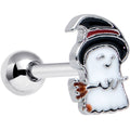 BodyCandy 16G 1/4 Witch Hat Ghost Halloween Cartilage Tragus Earring — main product shot