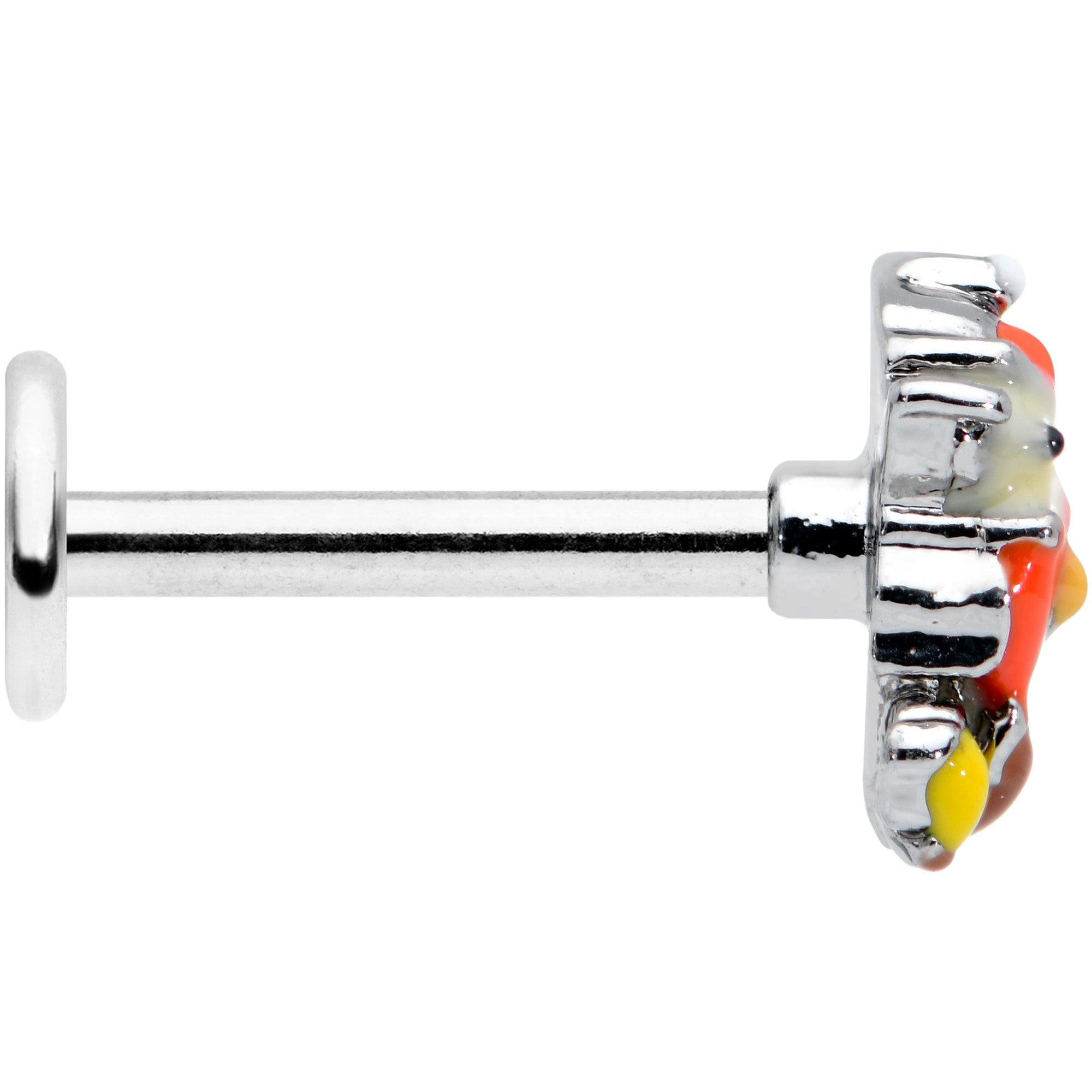 BodyCandy 16G 5/16 Cozy Winter Hedgehog Labret Monroe Tragus — lifestyle context