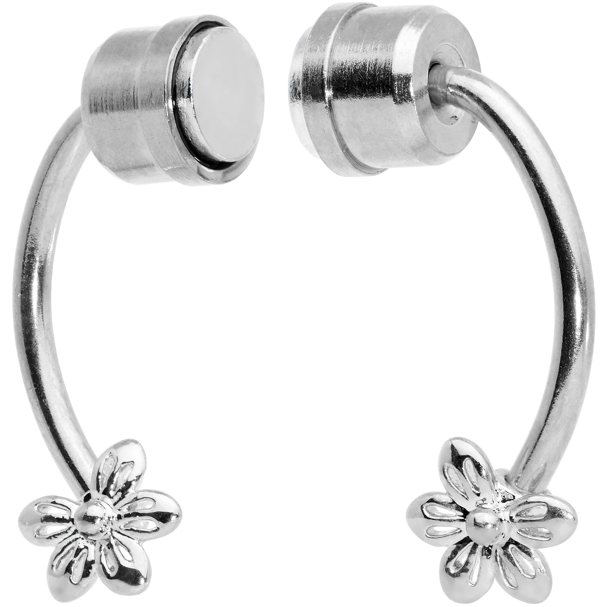 BodyCandy Flower Ends Non Pierced Magnetic Clip On Fake Septum Ring — lifestyle context