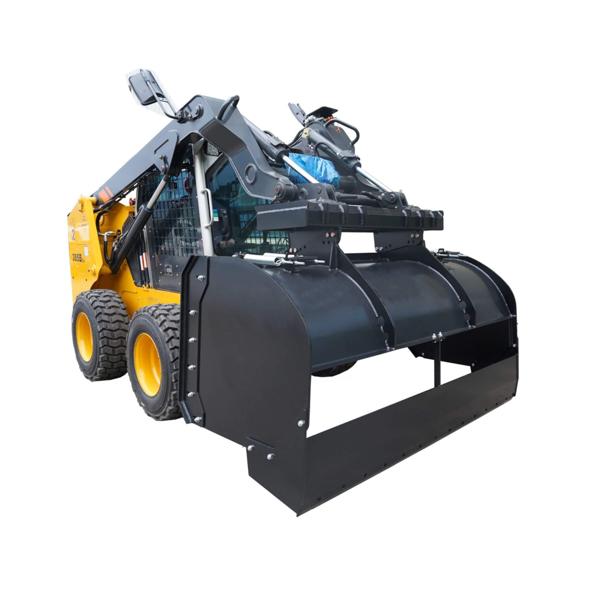 74-Inch Heavy-Duty Skid Steer Trip Edge Snow Pusher Attachment (SAK34098) – SAKSBY WHOLESALE, view 8