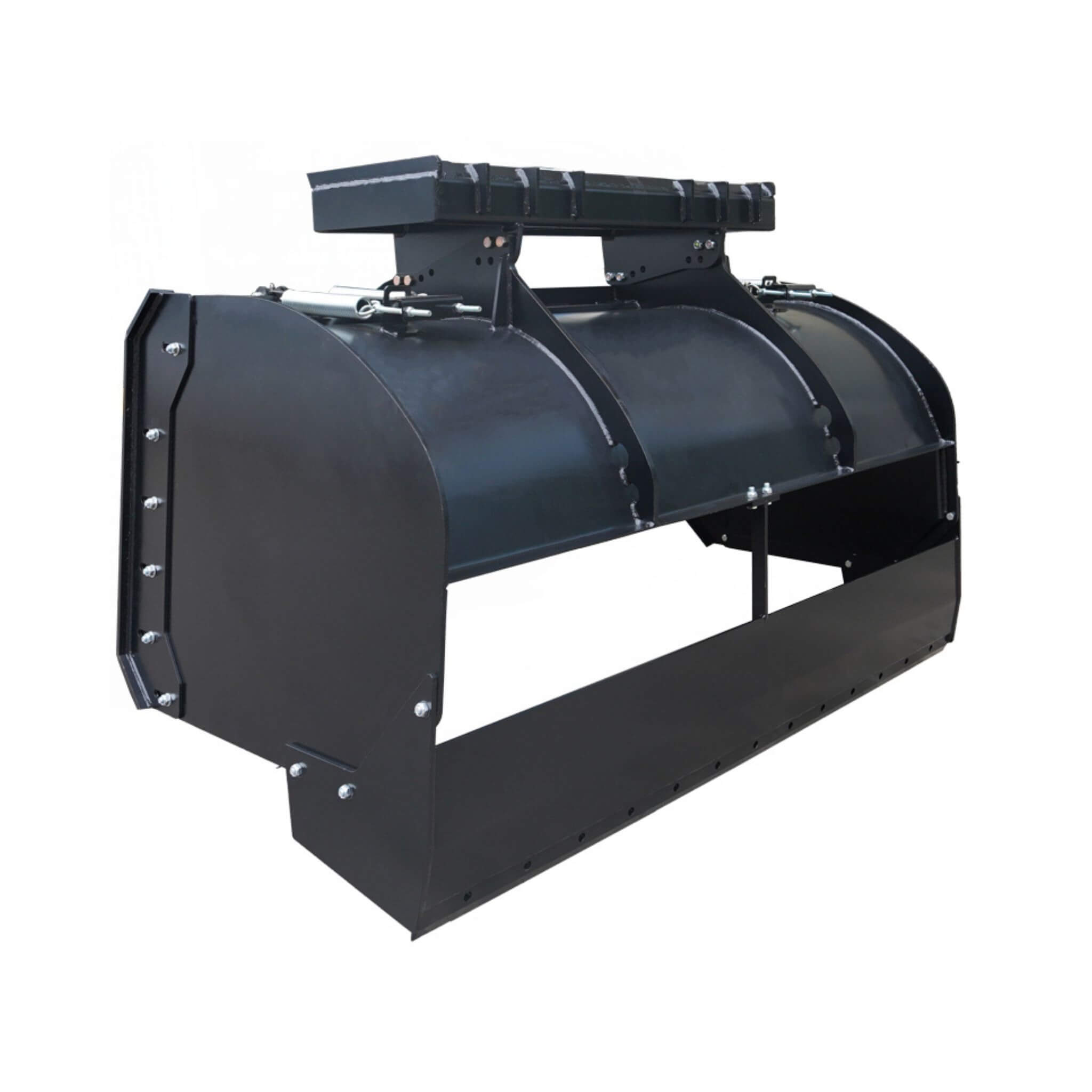 74-Inch Heavy-Duty Skid Steer Trip Edge Snow Pusher Attachment (SAK34098) – SAKSBY WHOLESALE, view 4