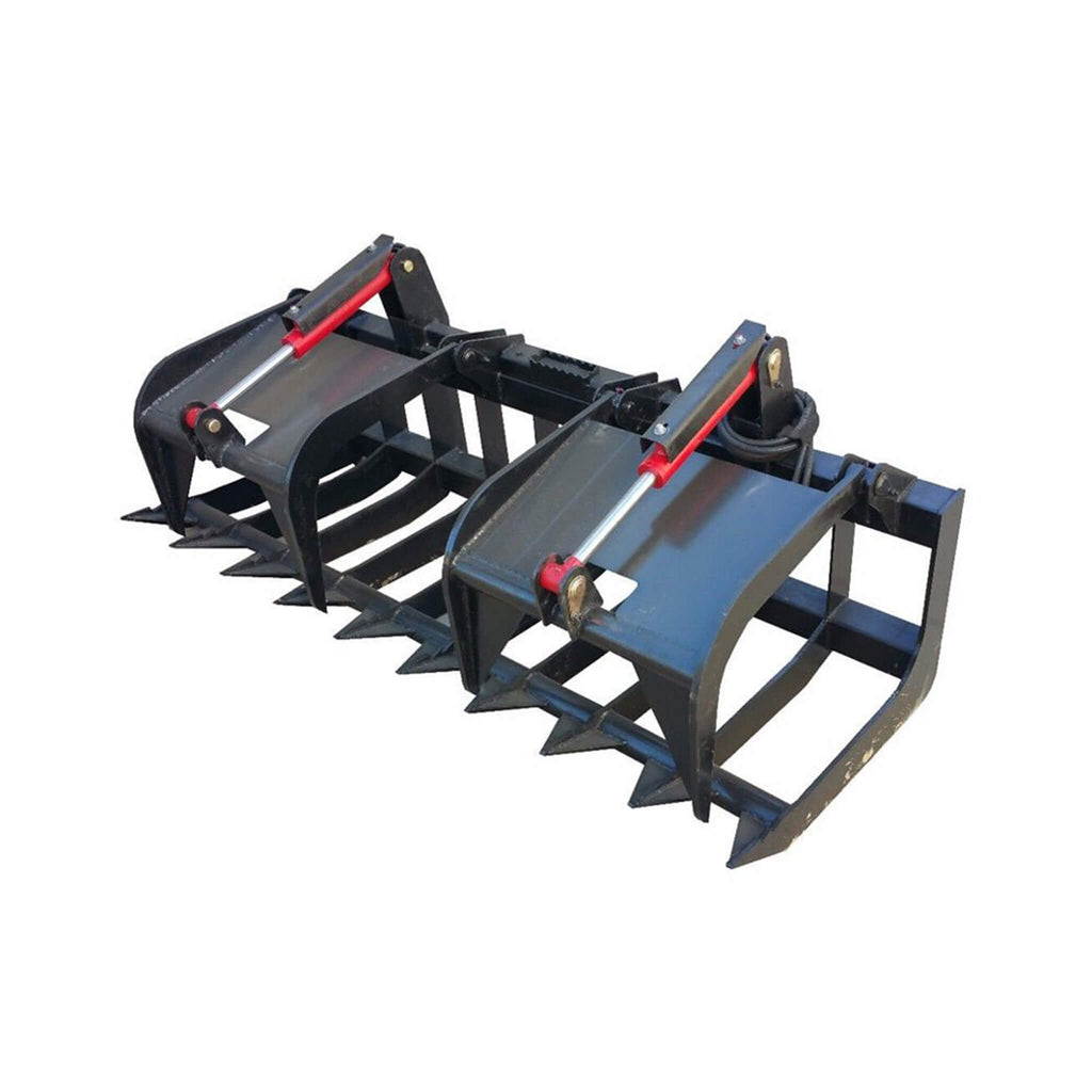 74-Inch Heavy-Duty Skid Steer Root Grapple Bucket Attachment (SAK65741) – SAKSBY WHOLESALE, view 3