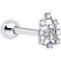 BodyCandy Clear Gem Constellation Barbell Tongue Ring — main product shot