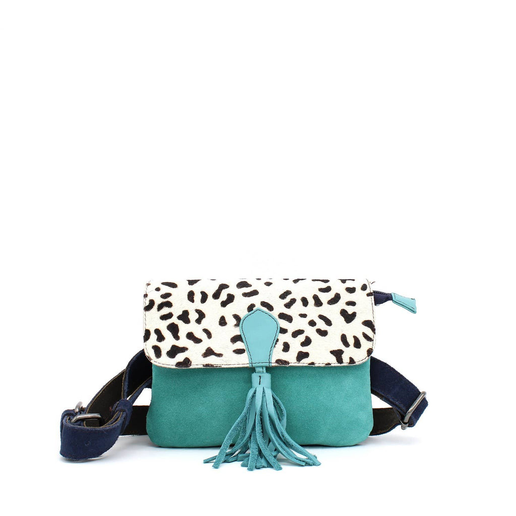 WONENA Soruka Juliette Print · Leather Belt Bag — ethical leather accessories category context