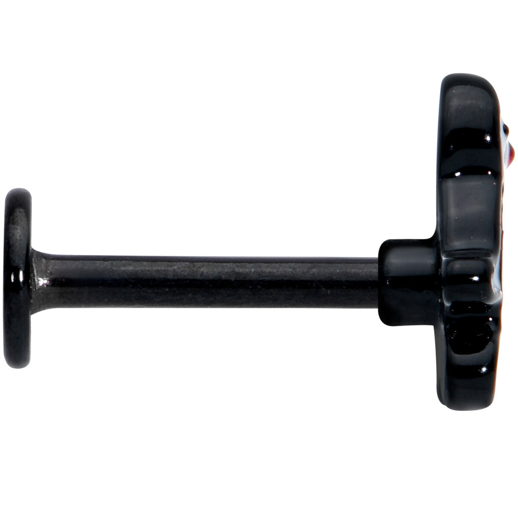 BodyCandy 16G 5/16 Black Baby Penguin Labret Monroe Tragus — lifestyle context
