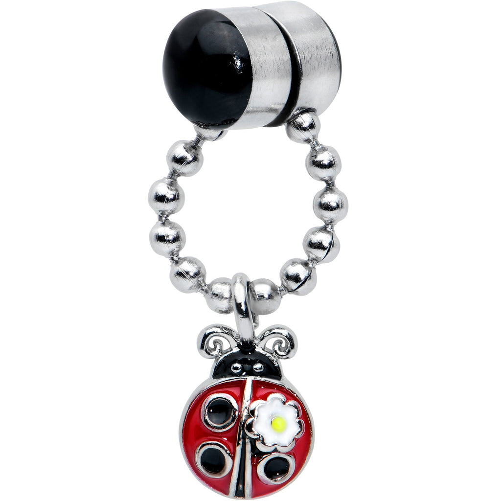 BodyCandy Ladybug Chain Dangle Non Pierced Magnetic Clip On Fake Septum Ring — lifestyle context