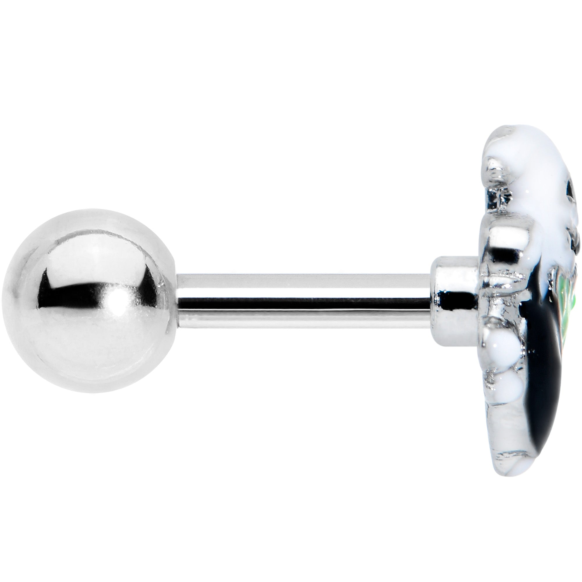 BodyCandy 16G 1/4 Ghost Goo Cauldron Halloween Cartilage Tragus Earring — lifestyle context