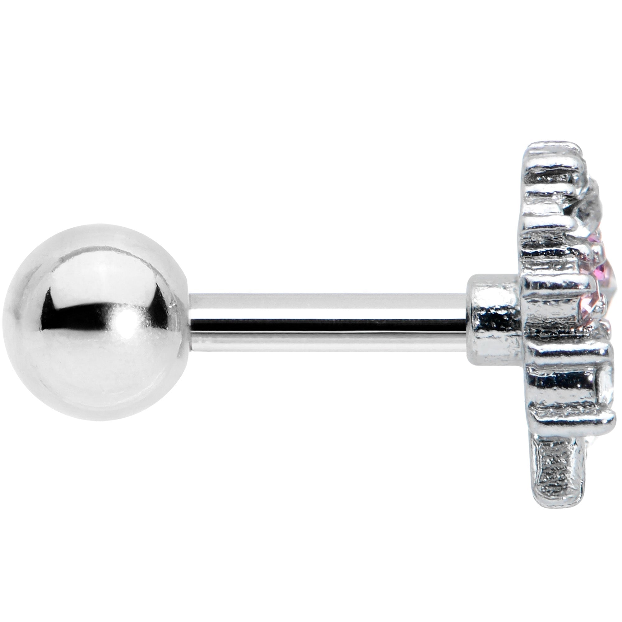 BodyCandy 16G 1/4 Clear Pink Gem Luscious Fruit Tree Cartilage Tragus — lifestyle context
