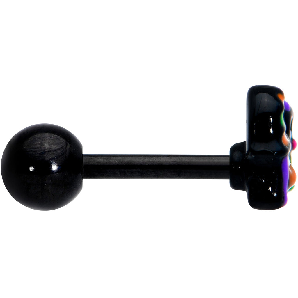 BodyCandy 16G 1/4 Black Boo Party Halloween Cartilage Tragus Earring — lifestyle context