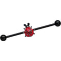 BodyCandy 14G Black Classic Ladybug Industrial Barbell 38mm — main product shot