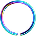 BodyCandy 20G 5/16 Rainbow PVD Grade 23 Titanium Bendable Hoop Ring — main product shot