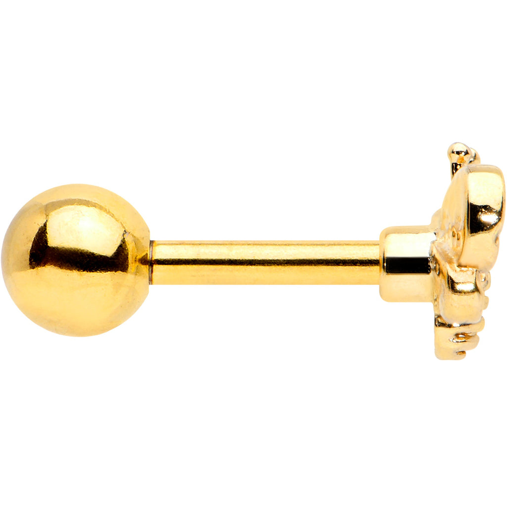BodyCandy 16G 1/4 Clear Gem Gold Tone Beauty Bee Cartilage Tragus Earring — lifestyle context
