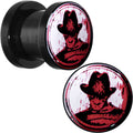 BodyCandy Licensed Nightmare on Elm Street Black Freddy Screw Fit Plug Set — in-use photo
