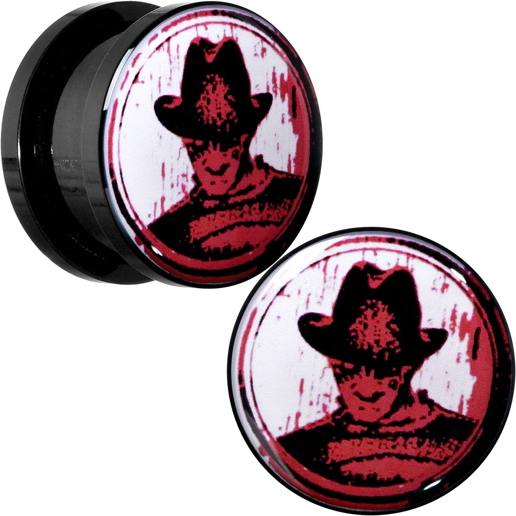 BodyCandy Licensed Nightmare on Elm Street Black Freddy Screw Fit Plug Set — fabric or material detail