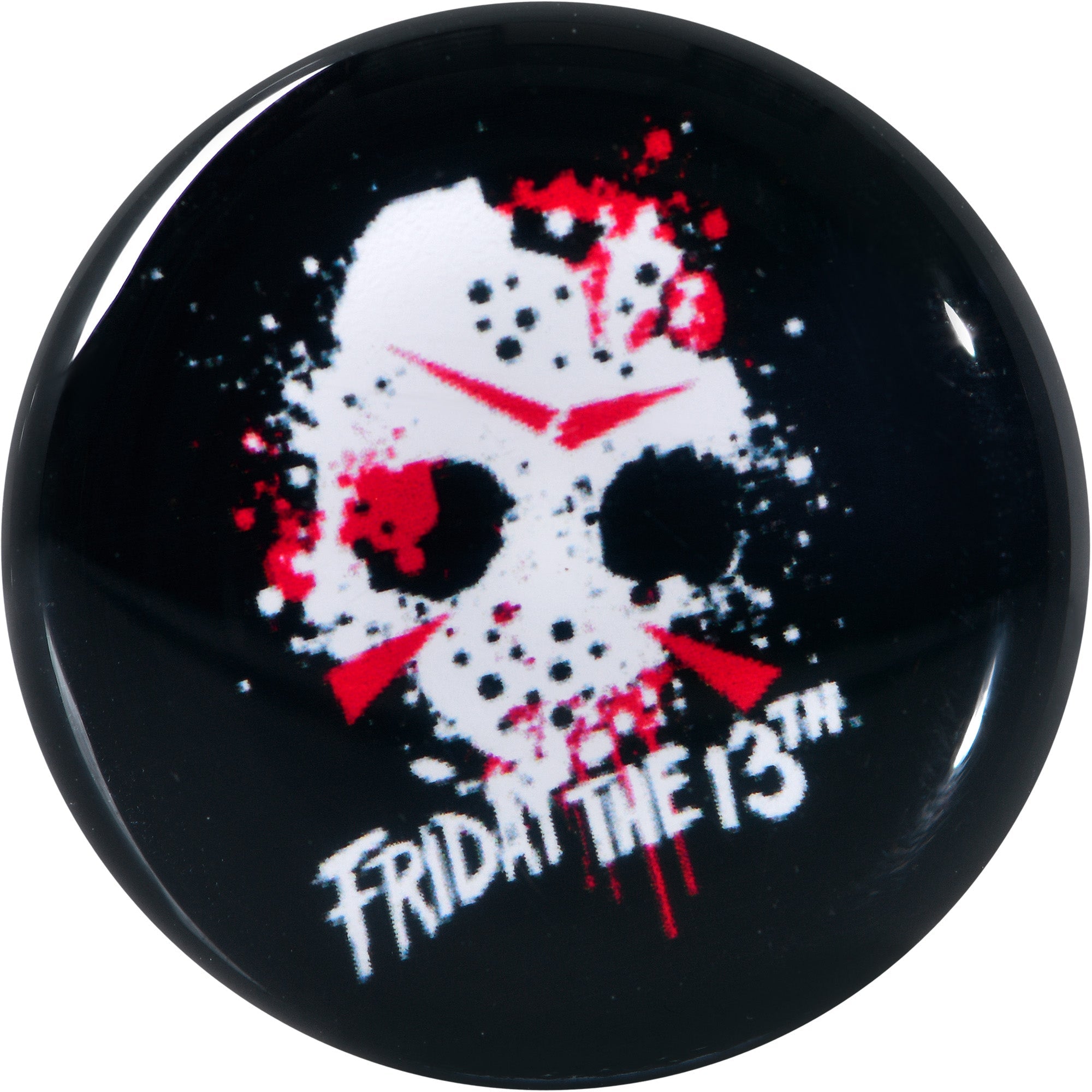 BodyCandy Licensed Friday the 13th Black Jason Mask Screw Fit Plug Set — side view